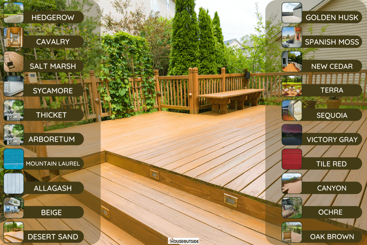 Wooden deck of family home - Deck Correct Colors