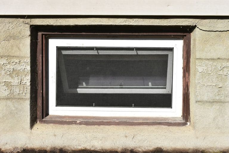 image-old-basement-window-brown-painted, Do Basement Windows Need To Be Tempered?