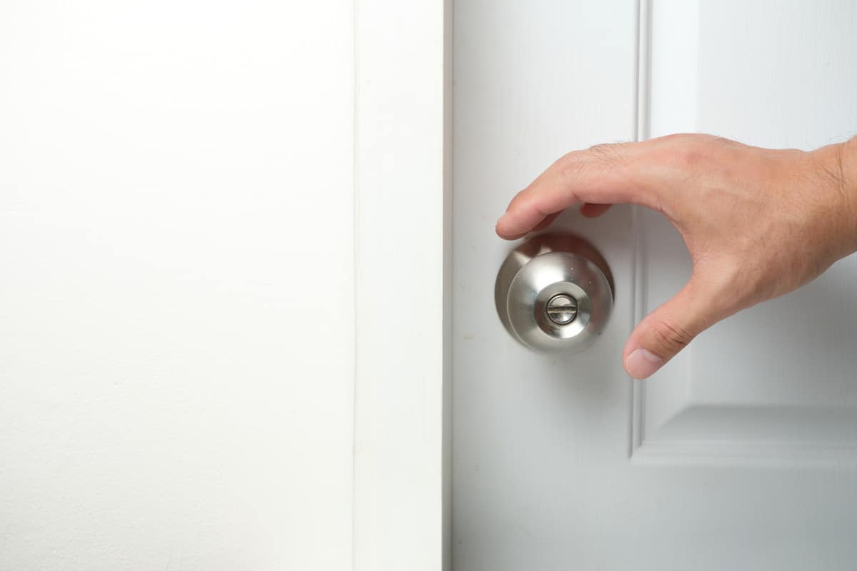 Opening door knob